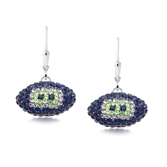 Licensed NFL Seattle Seahawks Football Earrings